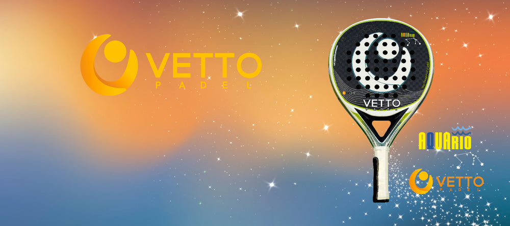 Pala Vetto Padel, modelo AQUARIO, de la Colección 2023