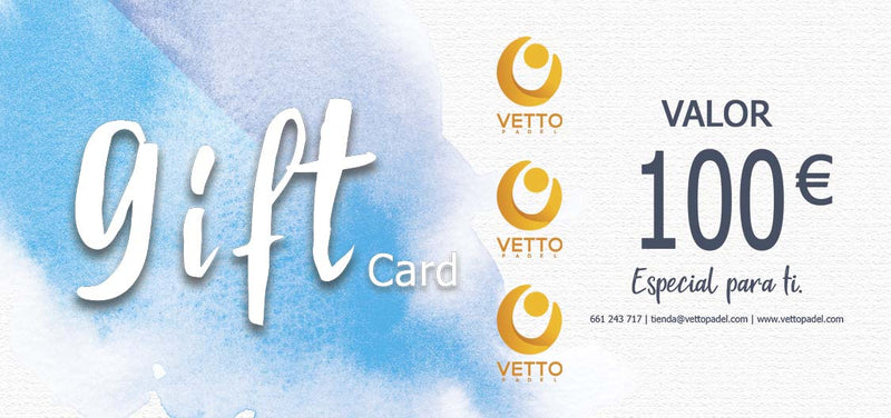 Cheque Regalo Vetto Padel