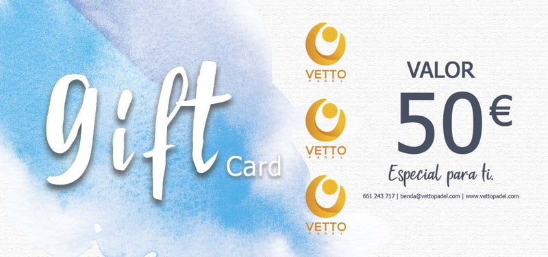 Cheque Regalo Vetto Padel